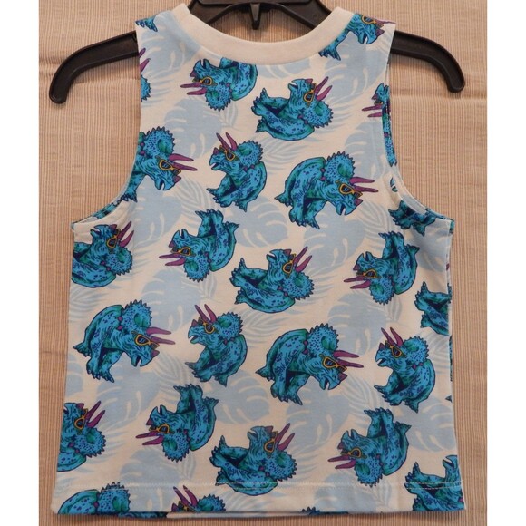 (2) Okie Dokie Triceratops Unisex Tank Tops 18 months Toddler Mix & Match NWT - Picture 3 of 9